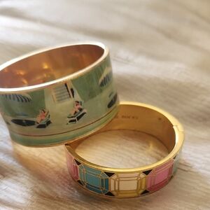 2 Kate Spade Idiom Gold Plated Bracelets
